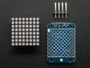 Adafruit Mini 0.8\" 8x8 LED Matrix w/I2C Backpack - Pure Green