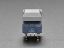 Step Switch with LED - Three Pack of Gray Plastic with Red LED