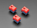 Buy Step Switch with LED - Three Pack of Red Plastic with Red LED