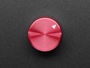 Anodized Aluminum Machined Knob - Red - 20mm Diameter