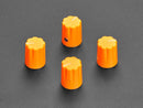 Buy Orange Micro Potentiometer Knob - 4 pack