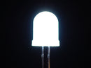 Diffused White 10mm LED (25 pack)