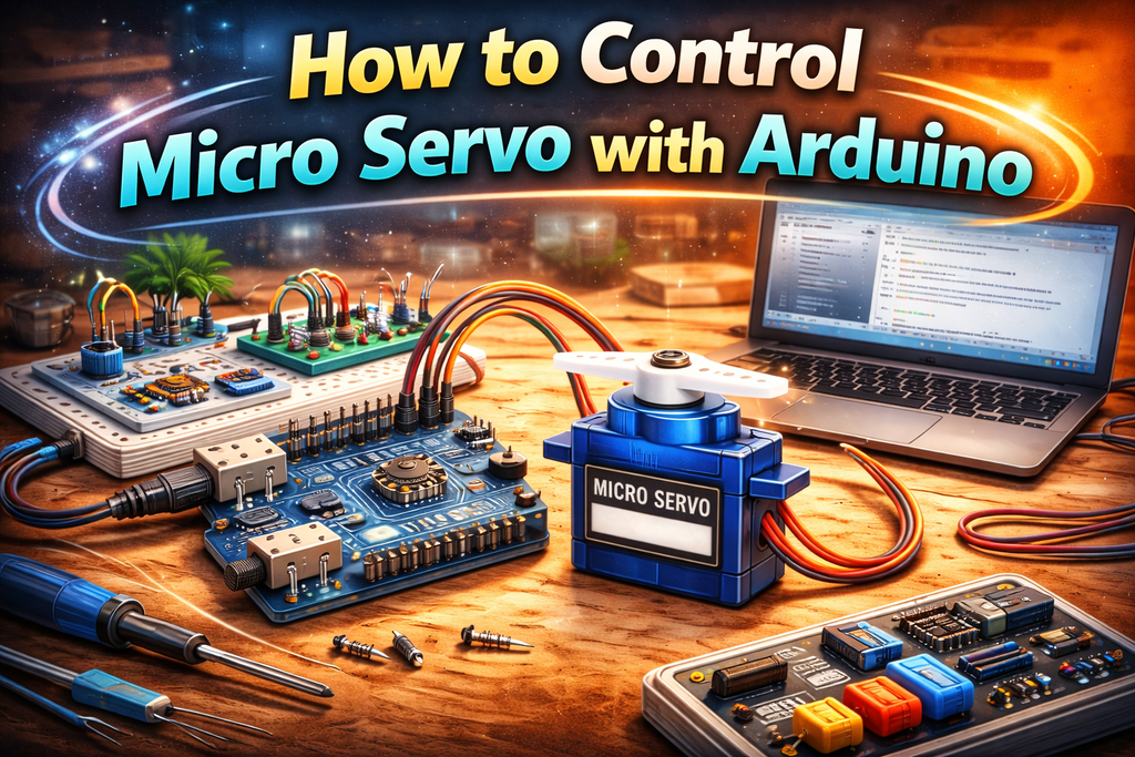 How to control Micro Servo with Arduino
