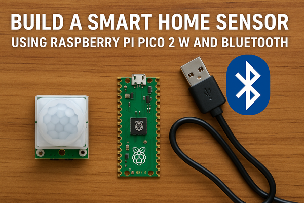 Build a Smart Home Sensor Using Raspberry Pi Pico 2 W and Bluetooth
