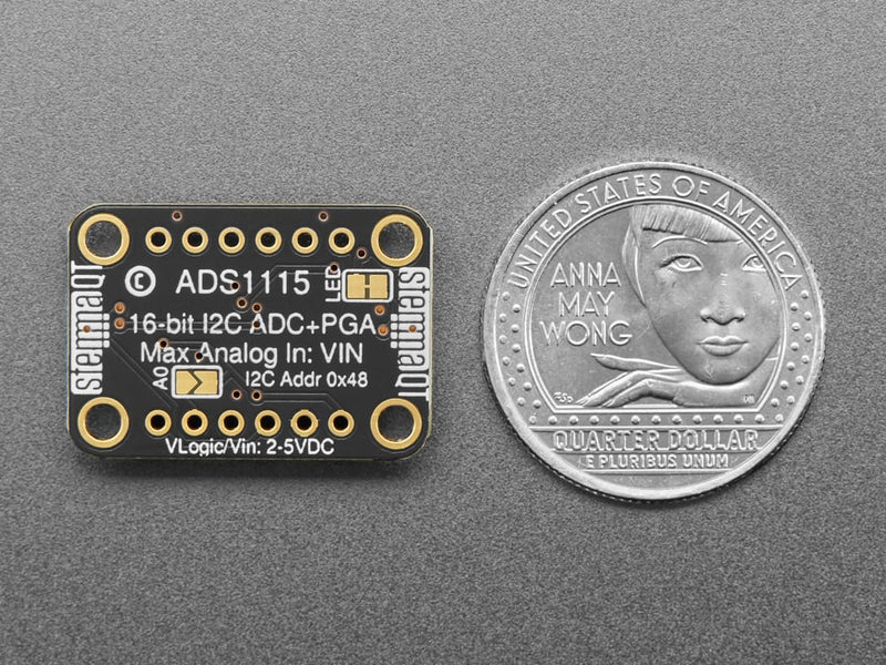ADS1115 16-Bit ADC - 4 Channel with Programmable Gain Amplifier