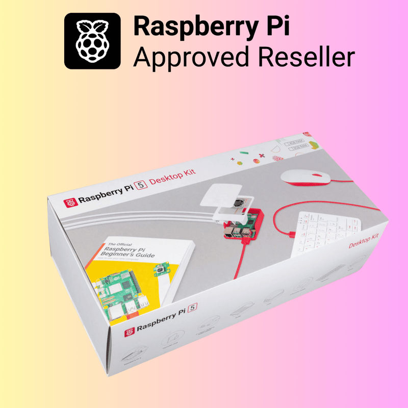 Raspberry Pi® 5 Desktop Kit components & packaging, AU (No board)
