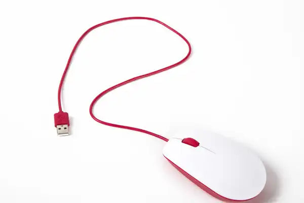 Raspberry Pi® Mouse - Red and White