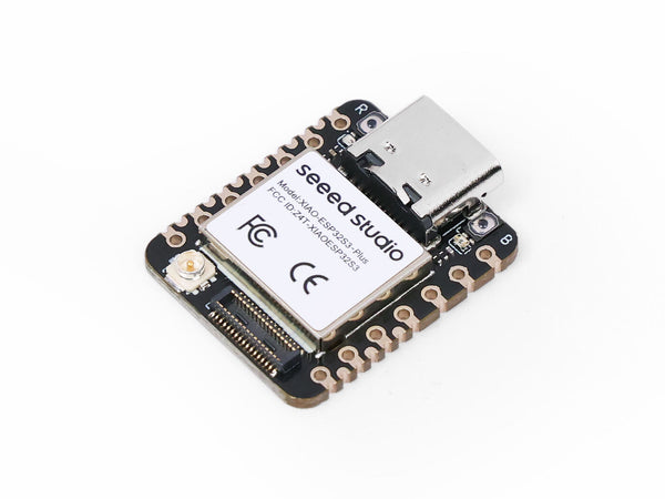 Seeed Studio XIAO ESP32S3 Plus - 20 GPIOs, 2.4GHz WiFi, BLE 5.0, 8MB PSRAM, 16MB FLASH, esp32-s3 dual-core, battery charge supported
