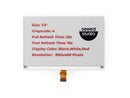 7.5\" Tri-Color eInk / ePaper Display with 800x480 Pixels, SPI interface, Support XIAO