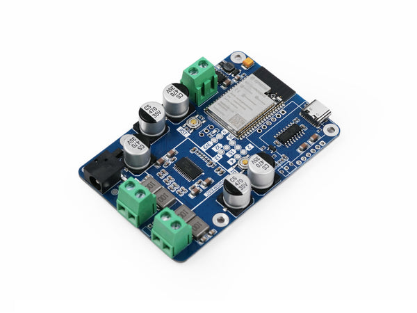 Louder ESP32, ESP32 audio development board with TAS5805M I2S DAC, driving 2x 23W load (8Ω, 1% THD+N)
