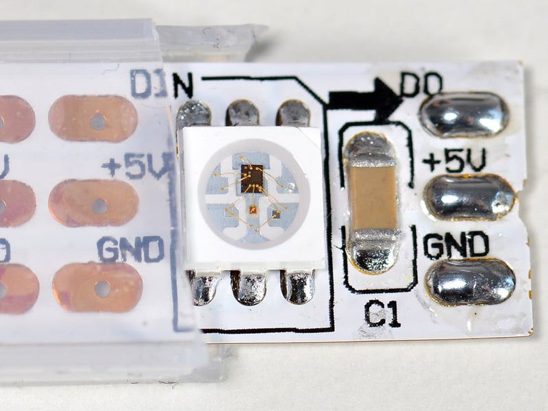 Adafruit NeoPixel Digital RGB LED Strip - White 60 LED 3m