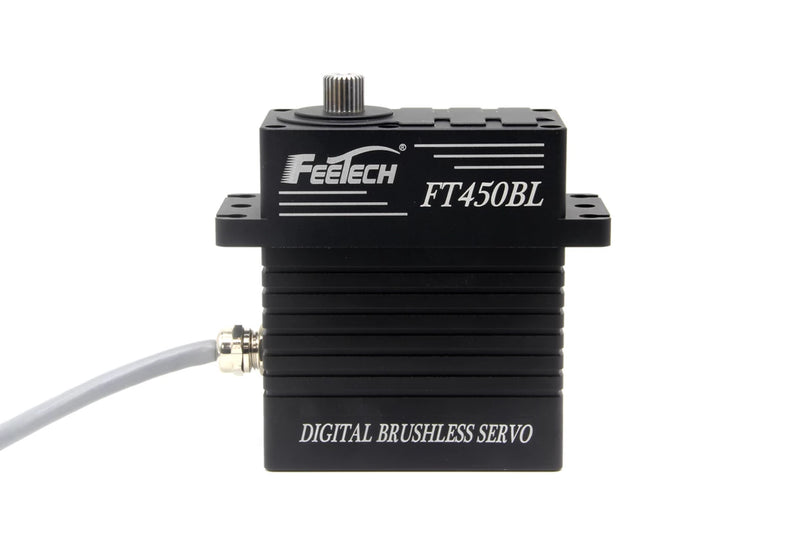 Industrial All-Metal PWM Magnetic Encoder Brushless Servo (IP65, 24V, 450kg)