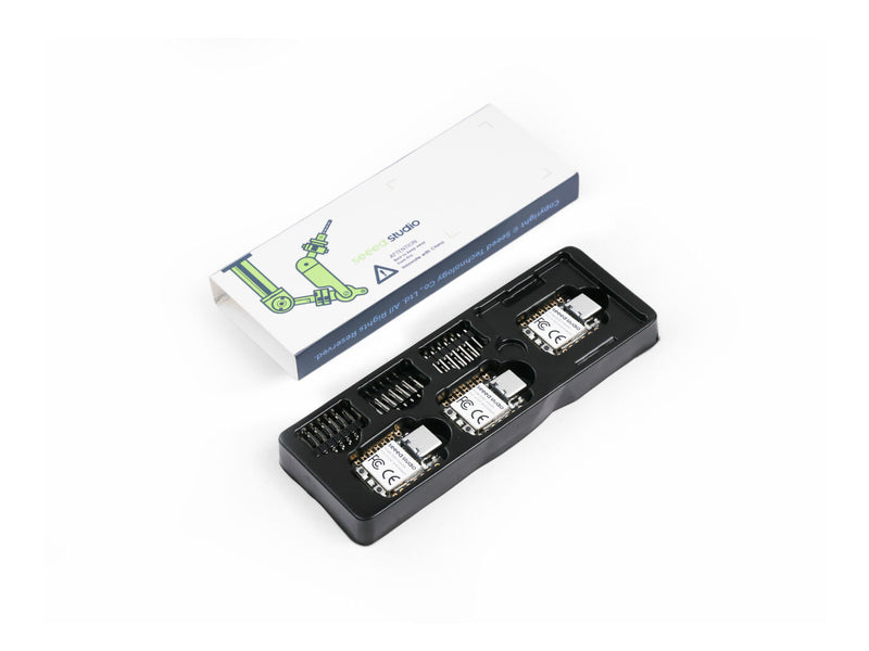 XIAO RA4M1 3PCS Pack - Smallest Dev Board Based on 32-bit Renesas RA4M1, Arduino IDE-Ready, 19 GPIOs, RGB LED, CAN BUS, USB 2.0