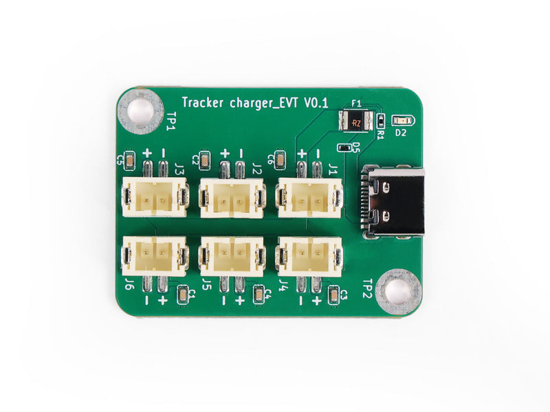 Card Tracker T1000-E Charger Accessory -- PCBA with 6 magnetic cables