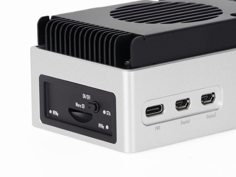 reComputer AI R2140-12 - Raspberry Pi High-Performance Edge AI Computer, Based on Raspberry Pi 5, Hailo-8 AI Acceleration Stick | 16GB RAM