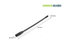 Omnidirectional Flexible Whip Antenna 860–930 MHz, RP-SMA Male, 170 mm