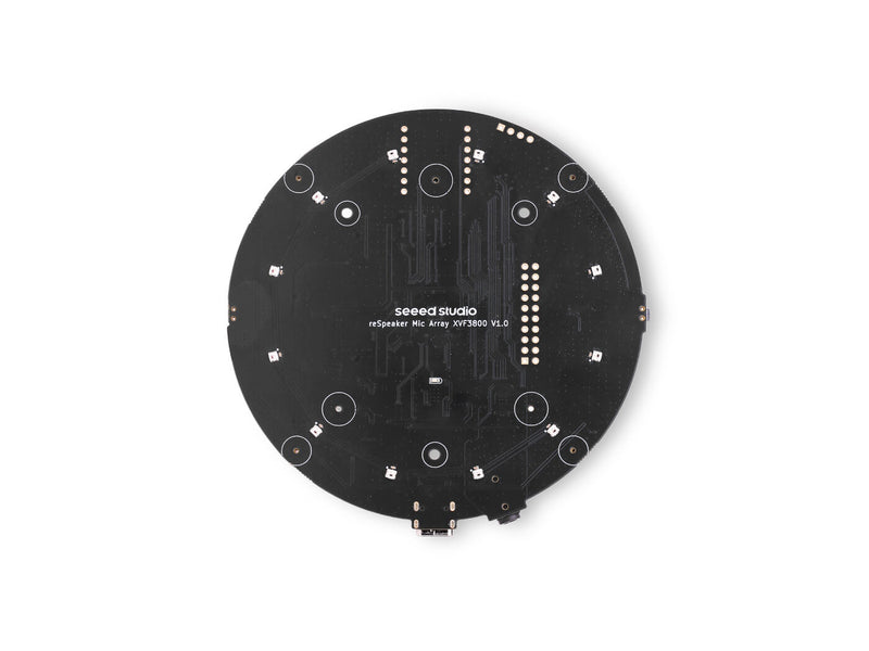 ReSpeaker XVF3800 – USB 4-Mic Array with AEC, AGC, Beamforming, DoA, Noise Suppression, 360° Far-Field Voice Processing for XIAO ESP32S3, Raspberry Pi, Jetson Device