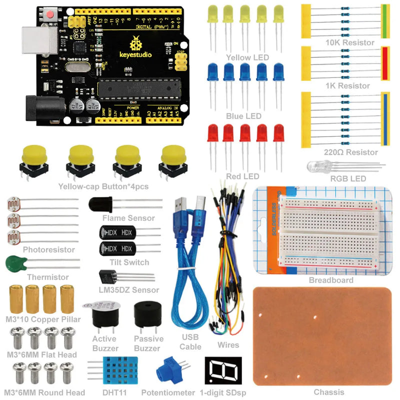 UNO R3 Breadboard Kit for Arduino