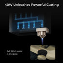 xTool S1 40W Dark Deluxe Bundle (Class IV)