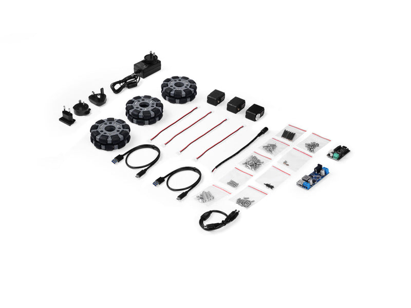 LeKiwi Kit(12V Version) Mobile Base with 3D Printed Parts and Battery