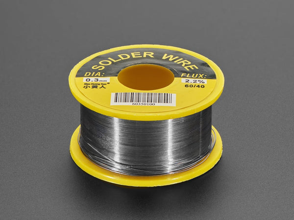 Mini Leaded 60/40 Solder Spool - 0.3mm Diameter - 50 grams