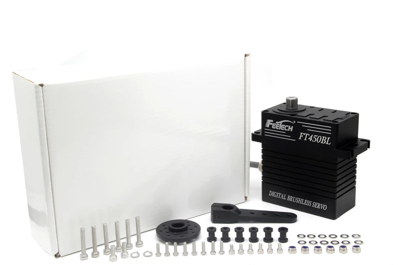 Industrial All-Metal PWM Magnetic Encoder Brushless Servo (IP65, 24V, 450kg)