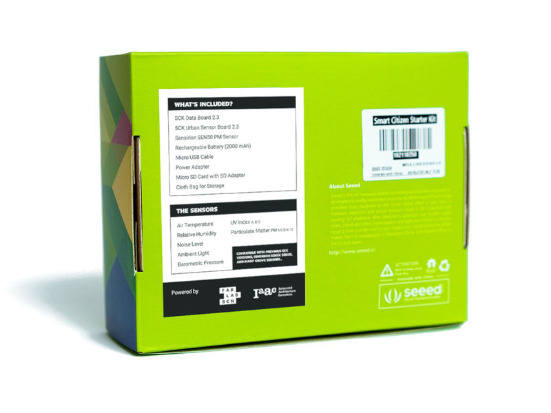 Smart Citizen Kit 2.3 - Open Source Environmental Monitoring Kit