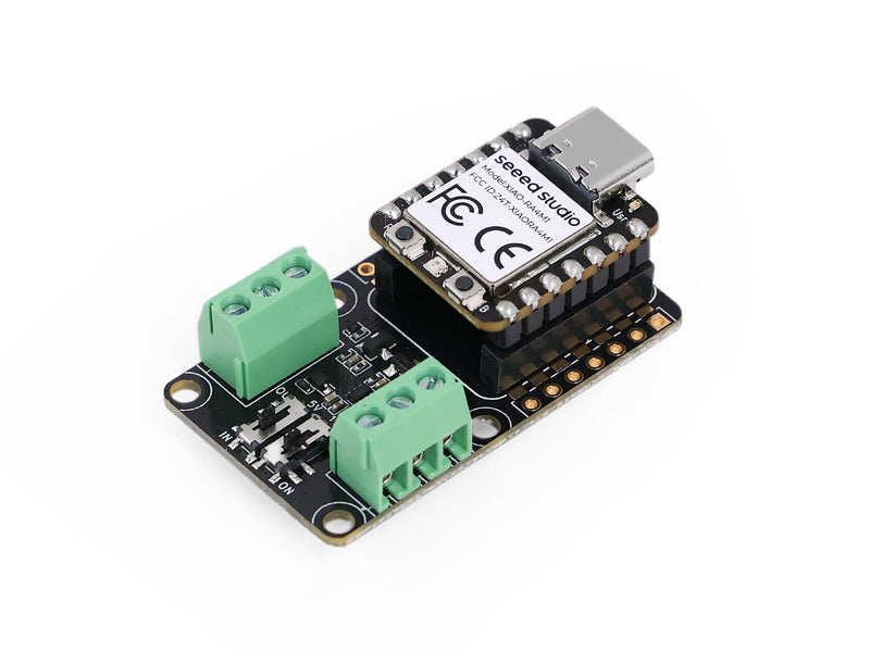 Seeed Studio RS-485 Breakout Board for XIAO and QT Py, with half-duplex tranceiver converting UART Serial to long-distance high-speed RS-485 transmission
