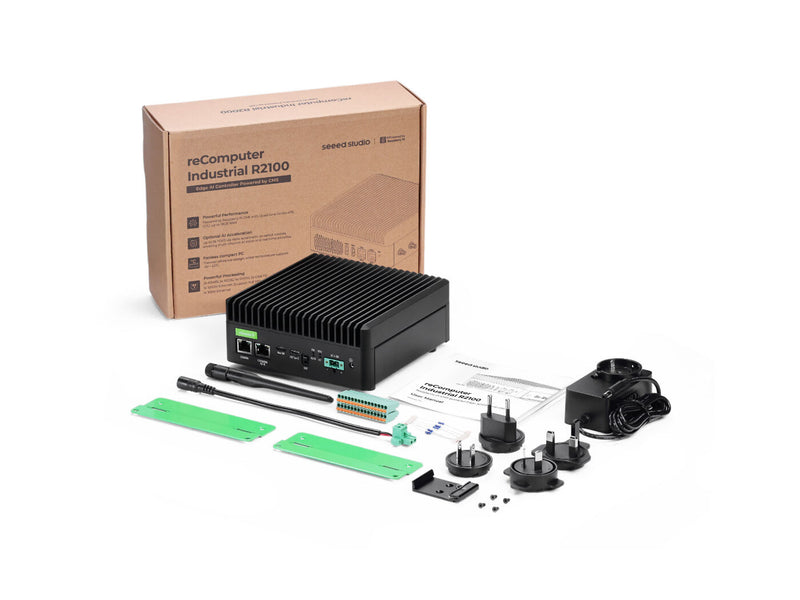 reComputer Industrial R2145-10 - The Most Reliable and Powerful Raspberry Pi Edge AI/IOT Controller