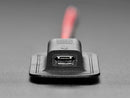 Sewable USB Micro B Power Jack Connector