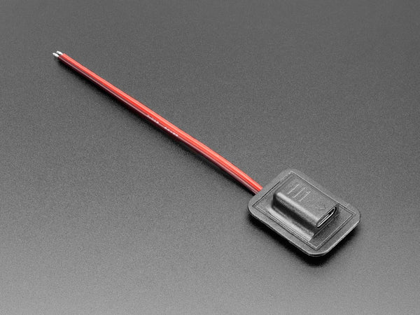 Sewable USB Type C Power Jack Connector