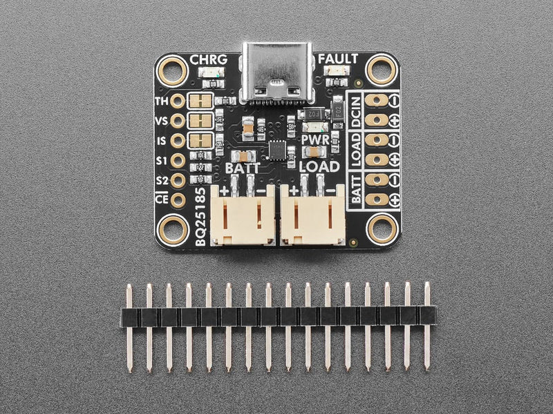 Adafruit bq25185 USB / DC / Solar Lithium Ion/Polymer charger