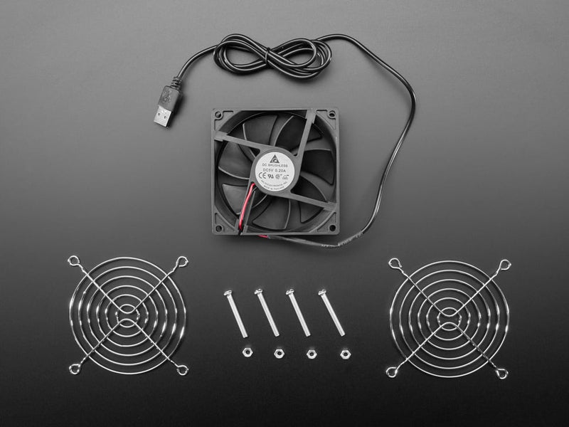 5V Square USB Fan - 9 cm