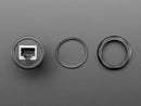 RJ-50 (10P10C) Round Panel Mount Adapter Plug