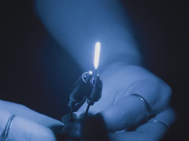 Single-Ended Flexible LED Filament - 3V 25mm long - Blue
