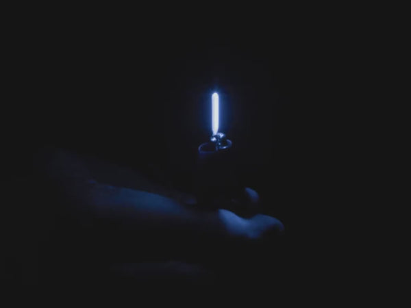 Single-Ended Flexible LED Filament - 3V 25mm long - Blue