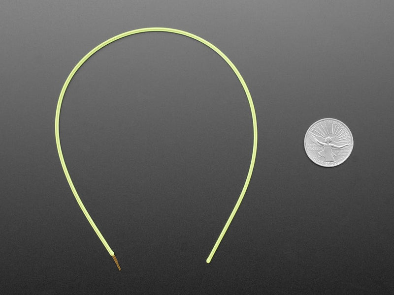 Single ended nOOds - 300mm long Flexible LED Filament - Green 3V