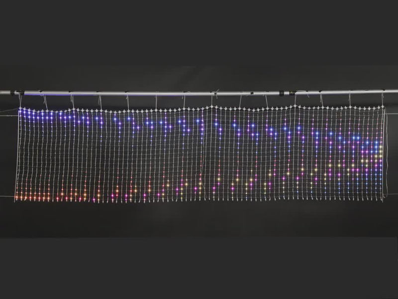 NeoPixel LED Outdoor Netting - 80 x 20 LEDs - 1x4 Meter Sizing