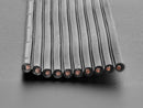 Silicone Cover Stranded-Core Ribbon Cable - 10 Wires - 20 AWG