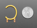 Alphabet LED Filament - Warm White Letter "C"