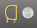Alphabet LED Filament - Warm White Letter "D"