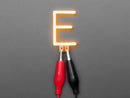 Alphabet LED Filament - Warm White Letter "E"