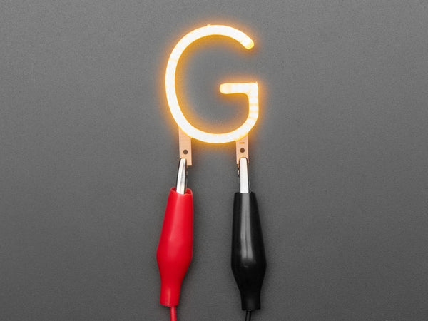 Alphabet LED Filament - Warm White Letter "G"
