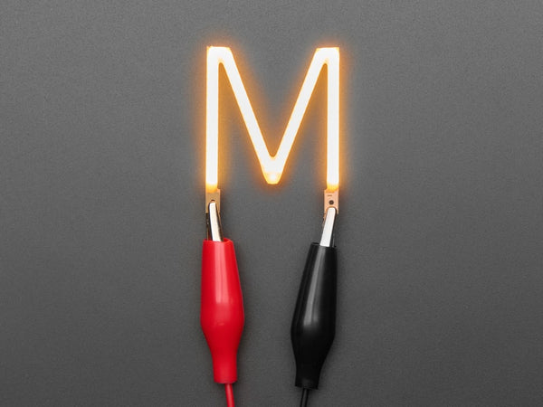 Alphabet LED Filament - Warm White Letter "M"