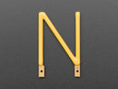 Alphabet LED Filament - Warm White Letter "N"