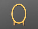 Alphabet LED Filament - Warm White Letter "O"