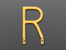 Alphabet LED Filament - Warm White Letter "R"