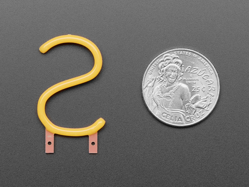 Alphabet LED Filament - Warm White Letter "S"