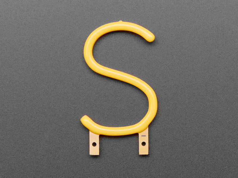 Alphabet LED Filament - Warm White Letter "S"