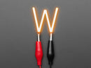 Alphabet LED Filament - Warm White Letter "W"